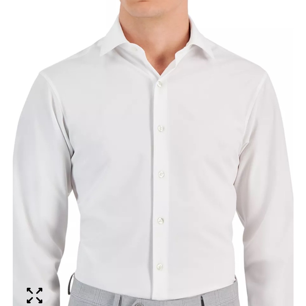 Alfani Men's Classic White Dress Shirt